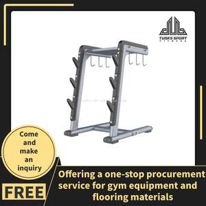 Support à poignées métalliques - Équipement de gym d'intérieur de haute qualité pour un rangement et une accessibilité faciles - Machine d'entraînement de force - Product Image 2