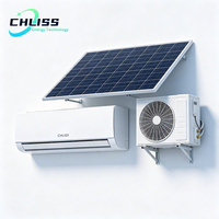 Climatiseur solaire DC 48V 24000 BTU, système hors réseau avec batterie de secours pour le refroidissement des camps désertiques isolés aux EAU