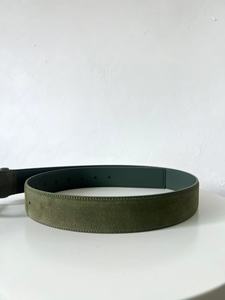 Minimaliste haut de gamme ceinture daim velours cuir modèle de base classique mode large ceinture personnalisé conception modèle peau de vache - Product Image 3