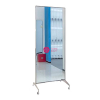 Miroir de Salon Moderne Yicheng, Poste de Coiffure, Meuble de Salon de Coiffure, Miroir de Coiffage Mobile à Prix Abordable