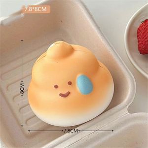NEW Cutie Cheese&Star&Poop&Pear&Piggy Sticky PU Squeeze Toy Stress Relief Gift for Kids Adults Desk Toy Enhance Mood Therapy - Product Image 1