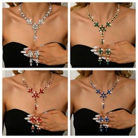 Agent professionnel de Yiwu pour les achats en ligne sur 1688 : Ensemble de bijoux élégants (collier et boucles d'oreilles) – Agent d'achat en gros sur 1688.com pour bijoux de mode