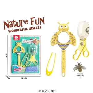 Giáo dục ngoài trời thiên nhiên thăm dò đồ chơi <span class=keywords><strong>Kit</strong></span> trẻ em côn trùng Catcher khoa học kính lúp la bàn Set làm côn trùng - Product Image 4