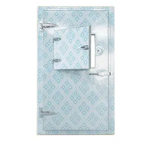 Portes de chambre froide portes de chambre froide cadre de chambre 2m fabrication vente directe porte à charnière isolante en acier inoxydable