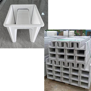 Molde de drenaje de plástico tipo U para <span class=keywords><strong>cemento</strong></span>, bloque de <span class=keywords><strong>canal</strong></span> de <span class=keywords><strong>cemento</strong></span>, <span class=keywords><strong>precio</strong></span> preferencial de fábrica - Product Image 3