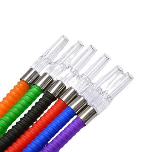 अनुकूलित क्रॉस-बॉर्डर नई ऐक्रेलिक हुक्का पाइप, विस्तारित स्टेनलेस स्टील के मुखपत्र, दो रंग की सूती आस्तीन हुक्का पुआल - Product Image 5