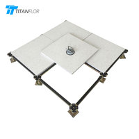 Lantai Terangkat Titan Antistatik Kalsium Sulfat FS1500 Tipe 35mm Tebal dengan Lapisan Keramik Porselen