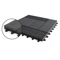Plancher de terrasse en bois et plastique, plancher en bois et plastique