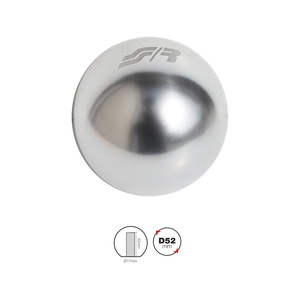 Pomello del Cambio Universale per Auto - Simoni Racing in Alluminio Satinato - Product Image 1