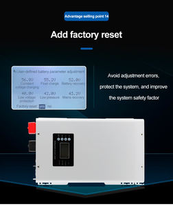 Onduleur solareedge 72v dc à ac 12v 110v 220v 3000w convertisseur de stockage solaire deye avec batterie 10kw po4. growatt - Product Image 6