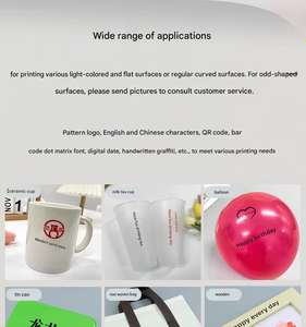 Industrial <b>Portable</b> Handheld Inkjet <b>Printer</b> <b>Mini</b> Coding Machine for Logo QR Code Date Printing on Plastic Metal Wood - Product Image 5