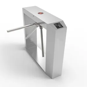 304SS Full Height Turnstile Gate With Pedestrian Control System Gym Turnstile Automatic Gates Auto Steel Stainless Power Weight