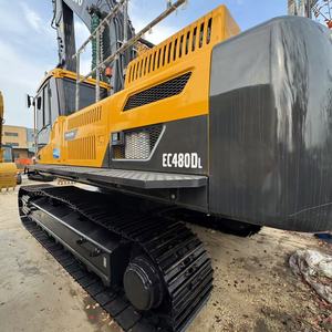 รถขุดตีนตะขาบ Volvo EC480D มือสอง 48 ตัน รถขุดไฮดรอลิก ชั่วโมงการใช้งานต่ำ เครื่องจักรกลหนักสำหรับงานเหมือง มีสินค้าในสต็อก - Product Image 5