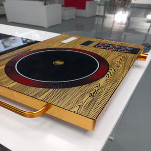 Cuisinière à induction céramique infrarouge électrique de qualité supérieure 3500W, portable, brûleur unique, plaque de cuisson en acier inoxydable, tactile, <span class=keywords><strong>pour</strong></span> la maison - Product Image 2