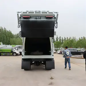 Grand véhicule de transfert de déchets, camion à ordures comprimé, camion à ordures comprimé de Dongfeng