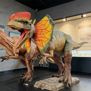 Dinosaure robotique animatronique sur mesure grandeur nature en fibre de verre et métal pour une utilisation en intérieur/extérieur, parcs d'aventure, centres commerciaux - Product Image 4