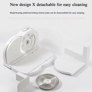 Coupe-viande <span class=keywords><strong>électrique</strong></span> <span class=keywords><strong>Trancheuse</strong></span> pliante Maison Agneau Rouleau Légumes Fruits Pain Jambon - Product Image 5