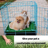 Tapis de nidification pour poulets 12*12 pouces, lavables, en herbe artificielle – pour poulaillers et pelouses de jardin