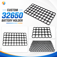 Rakitan Braket Baterai Lithium 32650, Penyangga 32700, Spacer Sel Plastik, Braket Sarang Lebah untuk Penyangga Paket Baterai