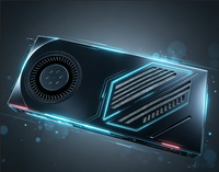 Ventilateur industriel Xunzhan 135 mm, dissipateur thermique, refroidisseur universel pour GPU NVIDIA RTX 5090, mise à niveau thermique haute performance