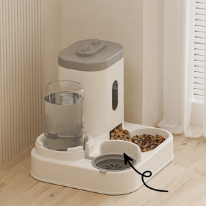 New Auto <b>Cat</b> <b>Feeder</b> & Water Fountain - 2-in-1 Supplies - Product Image 4