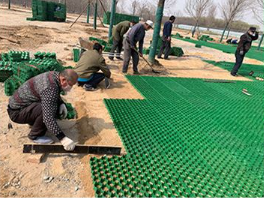 Grilles <span class=keywords><strong>de</strong></span> pavage industrielles en plastique pour gazon et <span class=keywords><strong>gravier</strong></span>, idéales pour les parkings et les applications <span class=keywords><strong>de</strong></span> drainage et <span class=keywords><strong>de</strong></span> protection des plans d'eau. - Product Image 5