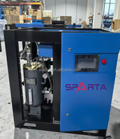 Nouveau compresseur d'air portable Sparta à vis, 7 bars, 10 bars, lubrifié, refroidi par air, moteur électrique pour usage industriel