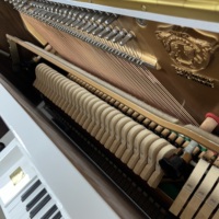 Original Korean White Samick SU118 88 Keys Vertical Piano for Family & Teaching Use