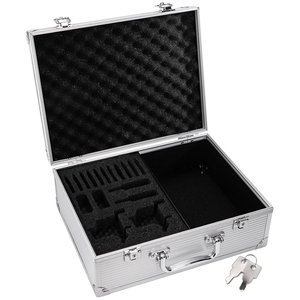Estuche de Transporte Organizador de Aluminio para Equipo de Tatuaje - Product Image 1