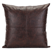 Luxus Pferd Leder Kunstleder Kissen Kunden spezifische Luxus Kissen bezüge für Couch Schlafs ofa