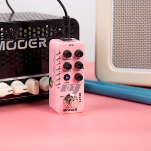 Mooer D7 Digital Delay Pedal Efecto Construido en 6 Efectos <span class=keywords><strong>Tap</strong></span> <span class=keywords><strong>Tempo</strong></span> Función Looper Loop Grabación 150S - Product Image 2