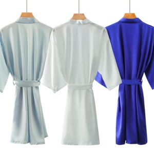 Camicie <span class=keywords><strong>da</strong></span> <span class=keywords><strong>notte</strong></span> per abiti <span class=keywords><strong>da</strong></span> sposa Kimono abito <span class=keywords><strong>da</strong></span> sposa abito Kimono in raso di <span class=keywords><strong>seta</strong></span> 6010 - Product Image 4