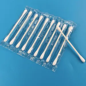 Lipstick Tattoo Cotton Swab Spiral Pointy Design For Makeup Removal