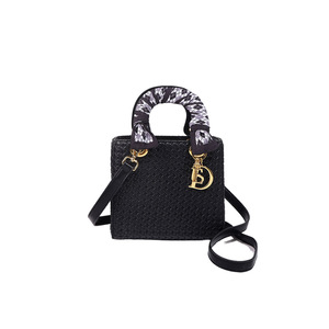 Sac à main tissé pour femme 2026 Nouveau sac à bandoulière élégant haut de gamme <span class=keywords><strong>Lady</strong></span> <span class=keywords><strong>Diana</strong></span> avec fermeture magnétique et doublure en polyester - Product Image 4