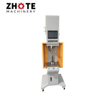 Prensa electrónica Servo CNC de precisión tipo C personalizada, prensa Servo de pie para piezas automotrices, motor central PLC