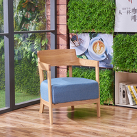 Chaise de table moderne chaise à accoudoirs en bois chaises de salle à manger pour les magasins de thé au lait café dessert