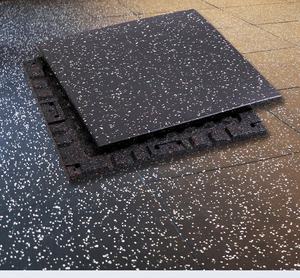 กระเบื้องยางปูพื้นยิมคุณภาพสูงจากโรงงาน ยางลาดเอียงสำหรับพื้นที่ออกกำลังกายยกน้ำหนัก - Product Image 3