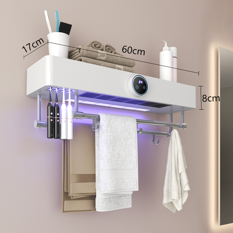 Schermo bianco-rotondo + spazzolino da denti