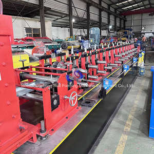 Hochgeschwindigkeits-Hydraulik-C-Profil-Stahlkonstruktions-Profilbiegemaschine für C/Z-Längsträger-Rollformung - Product Image 2