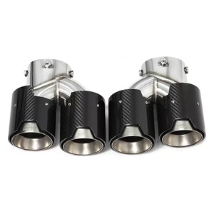 Punta de escape de acero inoxidable pulido a espejo de 1.5 mm de grosor para las series 3/5/6 (M6 X5 X3 X6 1 2 3 <span class=keywords><strong>4</strong></span> 5 6) - Product Image 1