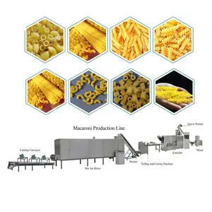 400kg/h Macaroni Production Line Pasta Making Equipment Automatic Spaghetti Production Line With CE Certification