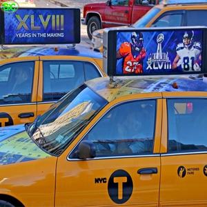 Shenzhen leverancier Double side P5 Auto daklicht Taxi <span class=keywords><strong>Top</strong></span> LED Teken voor Dynamische Reclame Taxi Led display - Product Image 1
