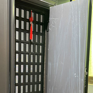 פורץ מסך מסך דלת נירוסטה עם מנעול מפתח עבור הבית - Product Image 3