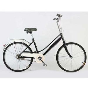 Nueva <span class=keywords><strong>Bicicleta</strong></span> Urbana Retro de 24 Pulgadas de Acero al Carbono de Alta Calidad para Mujer, Niñas y Niños - Product Image 3