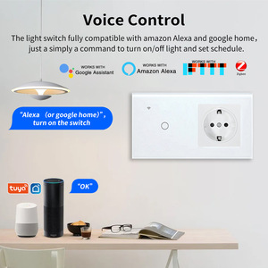 Ubaro Smart Switch 13A 250V Zigbee Neutral Live Wire Control <b>With</b> App And Voice Assistant For Home Automation - Product Image 3