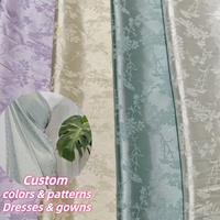 Tissu satiné léger 100 % polyester, 60 pouces de large, couleur unie, pour doublure de robe de mariée, textile de maison pour filles