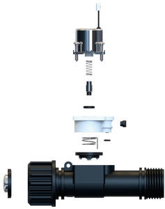 Électrovanne électrique à structure diaphragme 3/4 "électrovanne pour basse pression 3-24V DC verrouillage vanne normalement fermée - Product Image 3