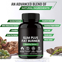 Marque privée Capsule pour brûleur de graisse Slim Plus Capsule coupe-faim coupe-appétit Supplément beauté pour la perte de poids 60 gélules