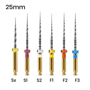 Amoladora de Conductos Radiculares Dentales de 25.4 mm con Cabeza Cónica, Varios Colores, para Máquinas Dentales con Gran Conicidad - Product Image 5
