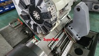 Centre de tournage de tourelle à double broche Supertech TT35, tour CNC avec deux broches pour arbres complexes, changeur d'outils automatique